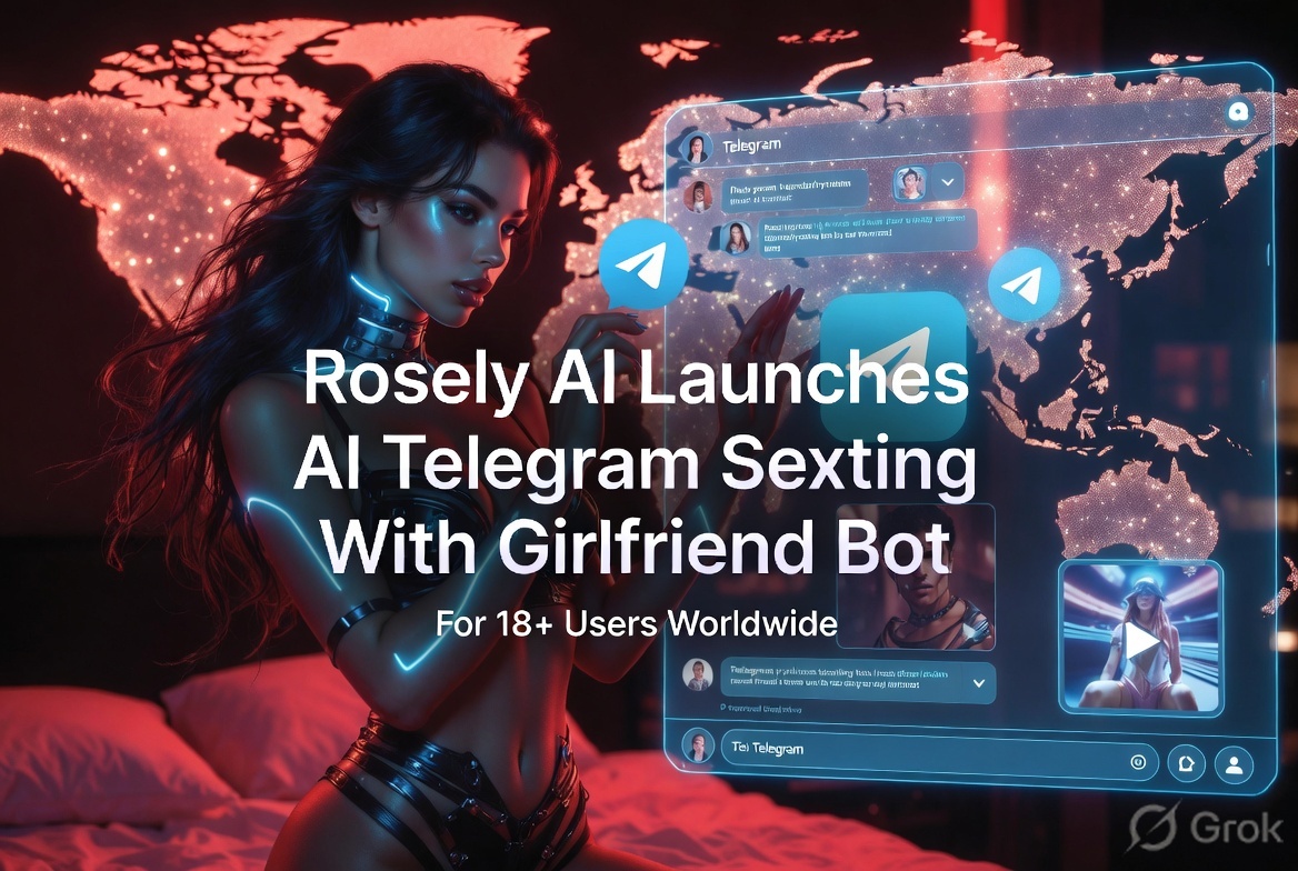 Rosely AI Launches AI Telegram Sexting With Girlfriend Bot Worldwide