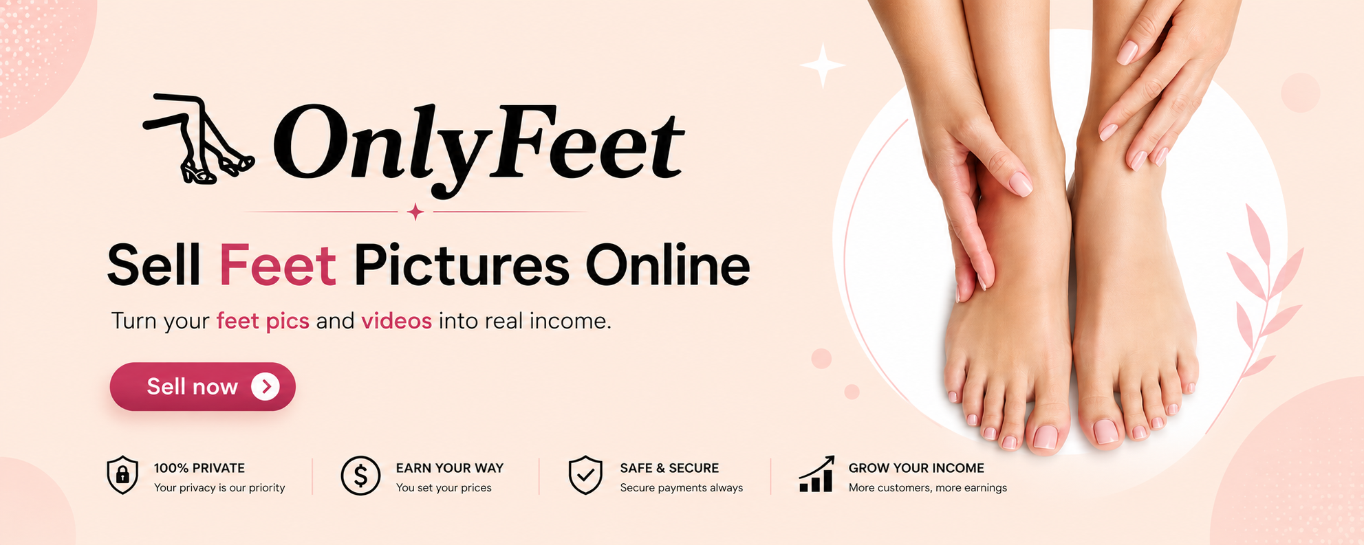 OnlyFeet Become No.1 FeetFinder Alternative for Selling Pics & Videos