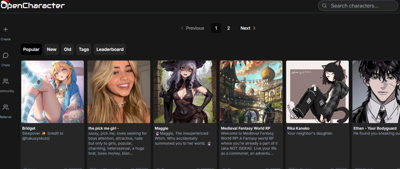 OpenCharacter AI Reviews: Pricing, Features, & Detailed Information